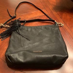 Black michael kors leather bag